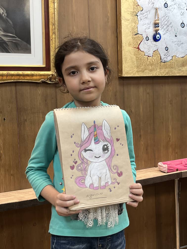 آموزش نقاشی سیاه قلم کودکان